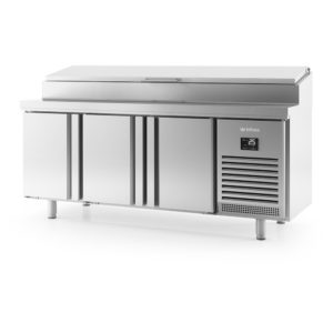 Mesa refrigerada euronorma 600 x 400 para ensaladas, pizza y pastelería