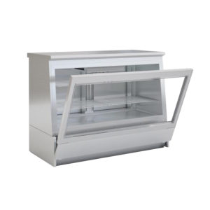 Refrigerated closed display case
