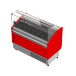 Vitrina estática expositora de helados